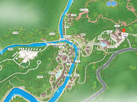 濠江结合景区手绘地图智慧导览和720全景技术，可以让景区更加“动”起来，为游客提供更加身临其境的导览体验。